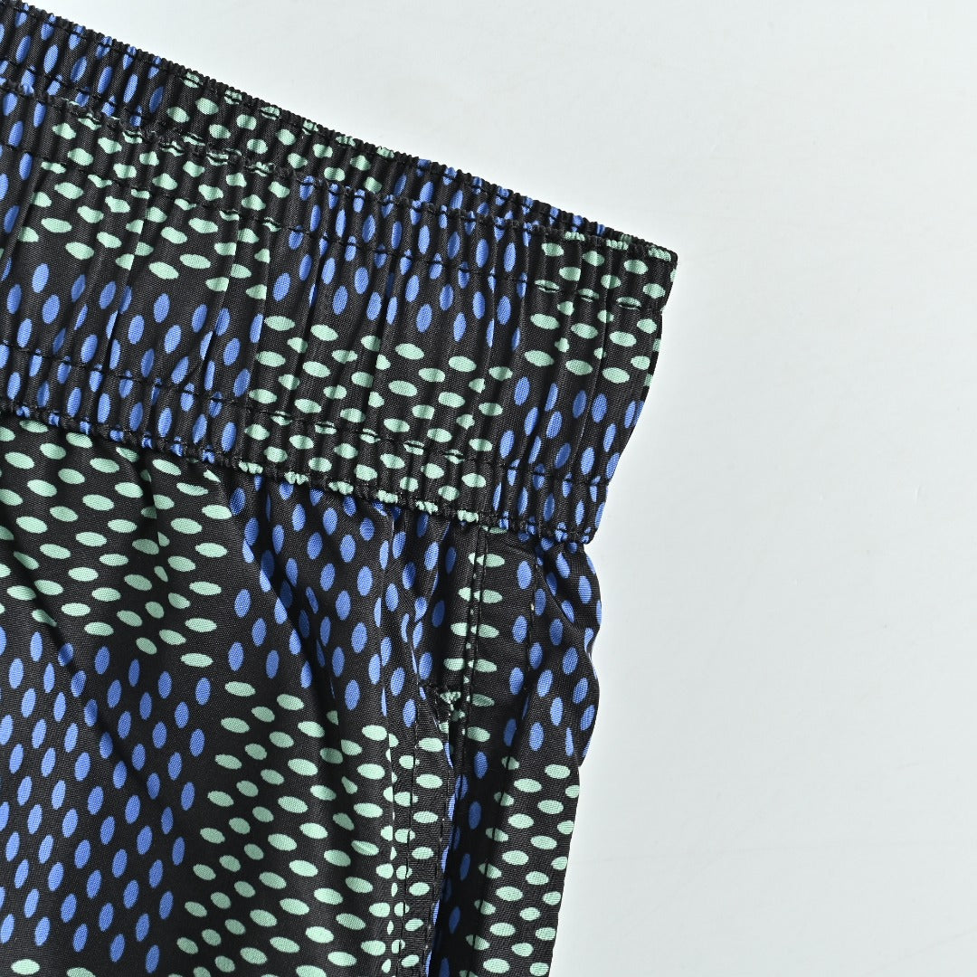 Louis Vuitton Damier Checkerboard Allover-Print Shorts Navy