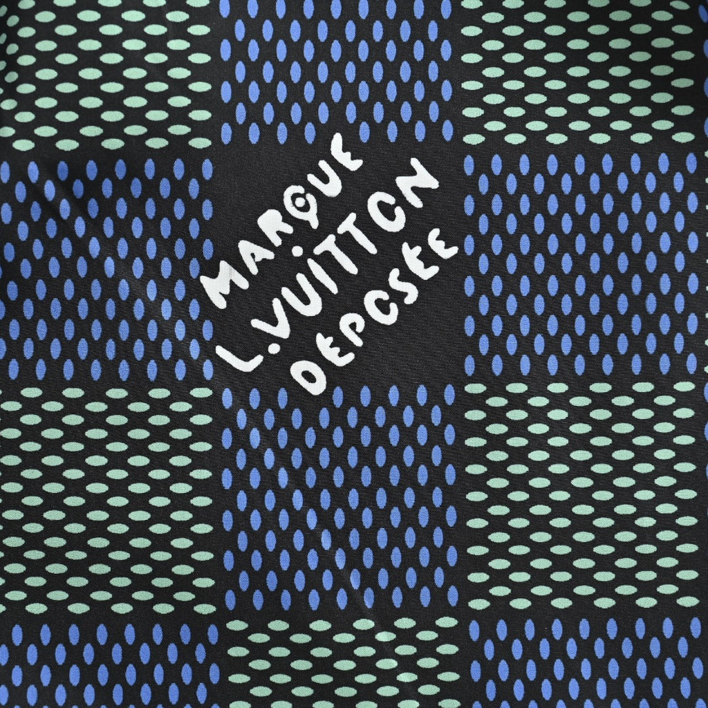 Louis Vuitton Damier Checkerboard Allover-Print Shorts Navy