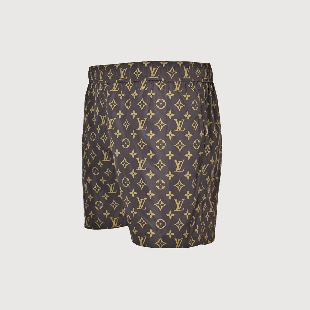 Louis Vuitton LV Monogram Allover-Print Shorts Brown