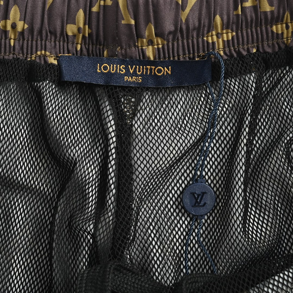 Louis Vuitton LV Monogram Allover-Print Shorts Brown