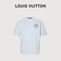 Louis Vuitton 26SS Chain Letter Logo Print Short-Sleeve T-Shirt White