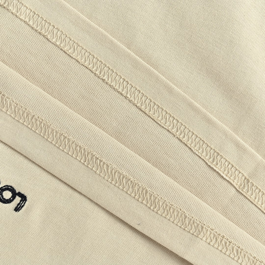 Louis Vuitton 26SS L.V.M. Embroidered Micro-Logo Letter Short-Sleeve T-Shirt Sand