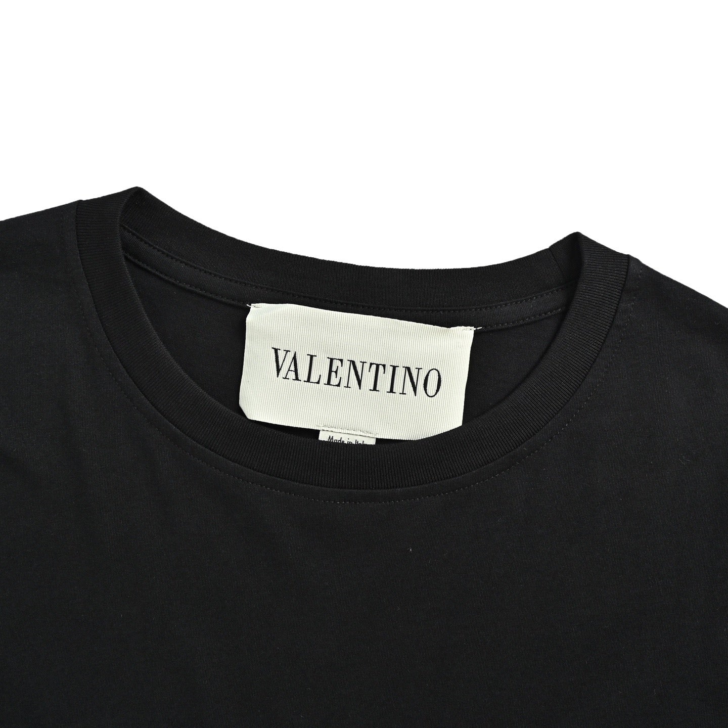 Valentino Embroidered Badge Short-Sleeve T-Shirt White