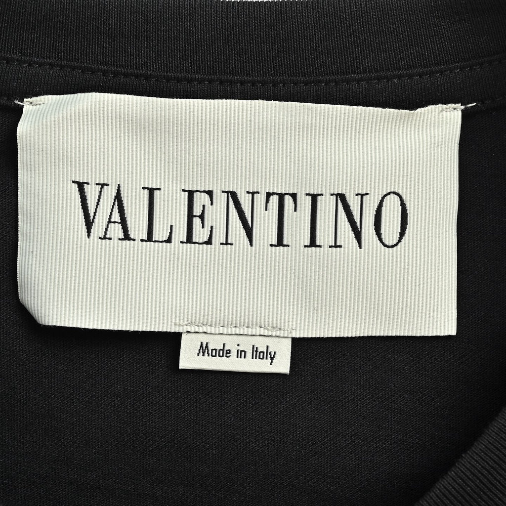 Valentino Embroidered Badge Short-Sleeve T-Shirt White