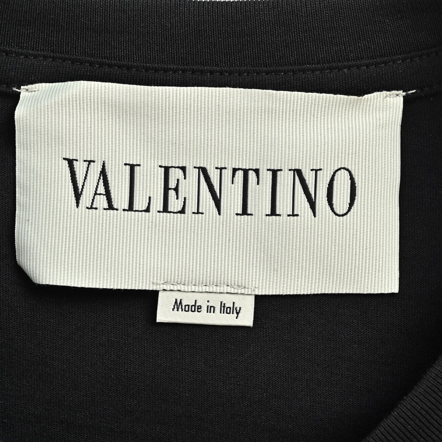 Valentino Embroidered Badge Short-Sleeve T-Shirt White