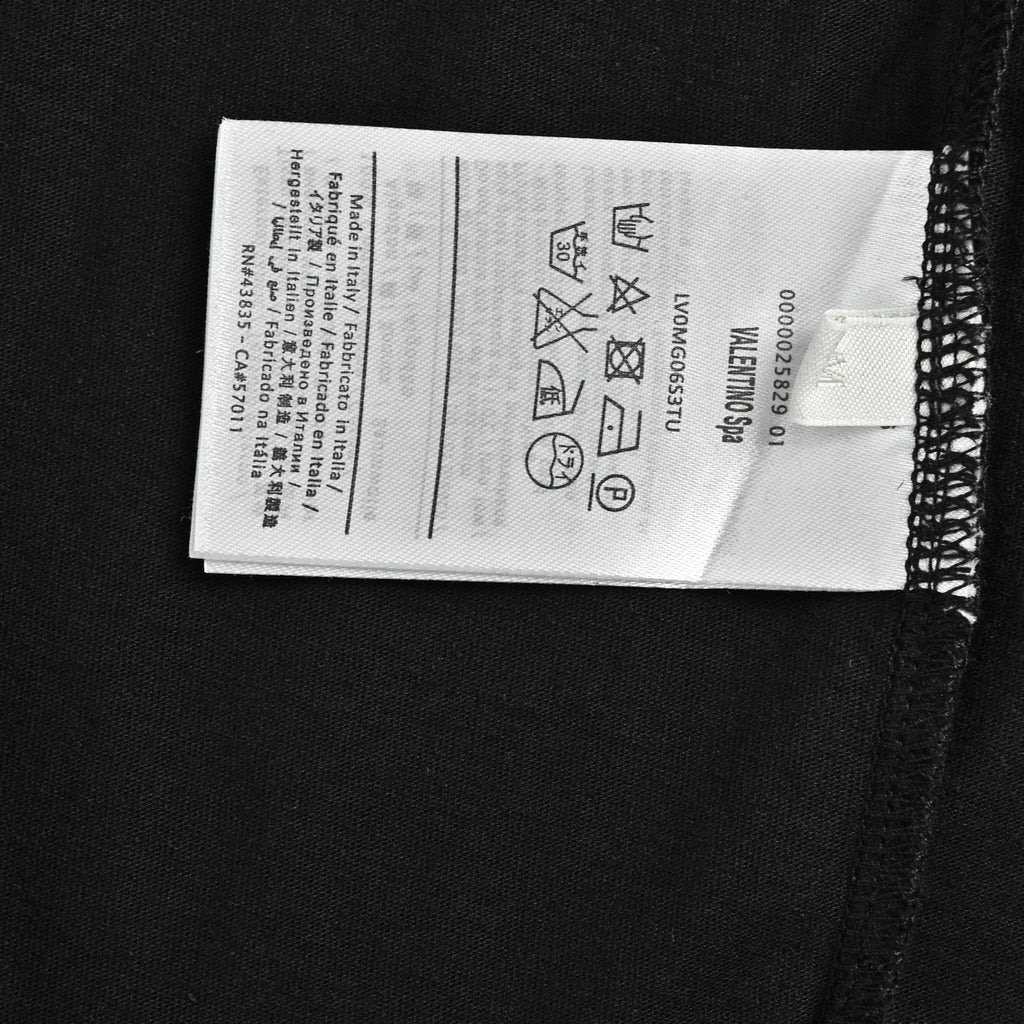 Valentino Embroidered Badge Short-Sleeve T-Shirt White