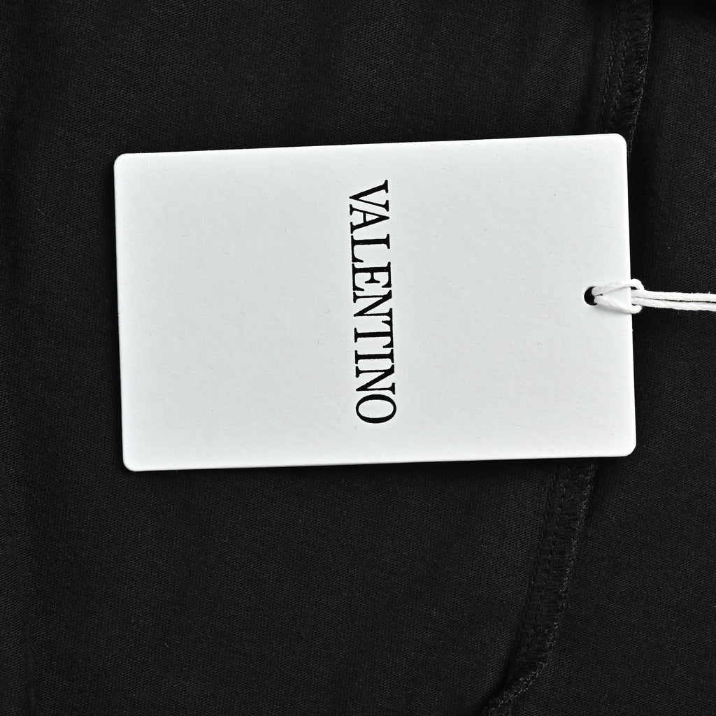 Valentino Embroidered Badge Short-Sleeve T-Shirt White