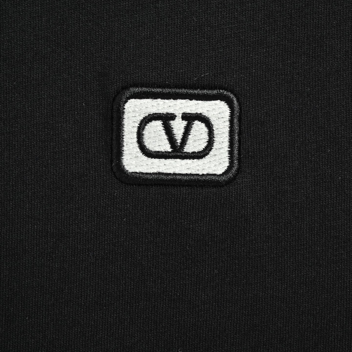 Valentino Embroidered Badge Short-Sleeve T-Shirt White
