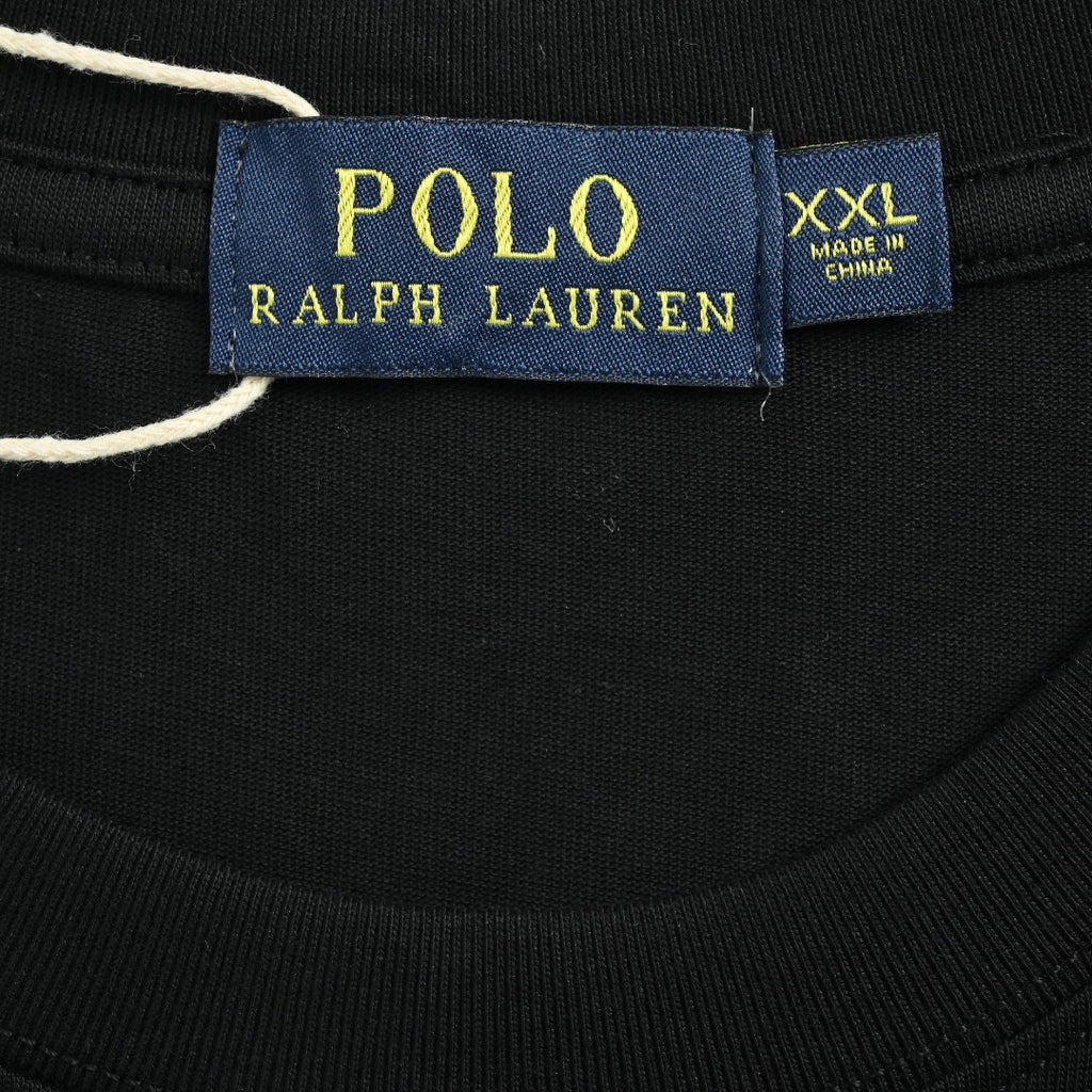 Ralph Lauren 26SS Polo Pony Classic Embroidered Short-Sleeve T-Shirt Black