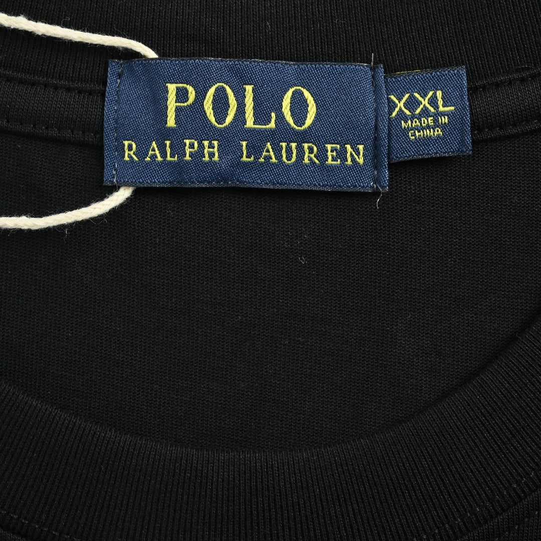 Ralph Lauren 26SS Polo Pony Classic Embroidered Short-Sleeve T-Shirt Black