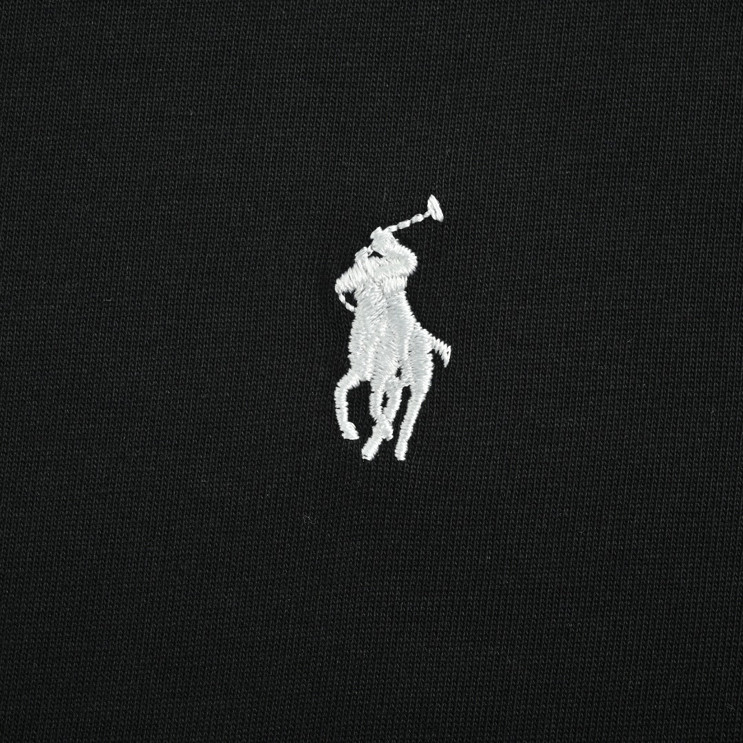 Ralph Lauren 26SS Polo Pony Classic Embroidered Short-Sleeve T-Shirt Black