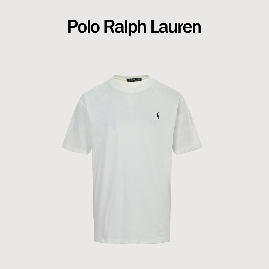 Ralph Lauren 26SS Polo Pony Classic Embroidered Short-Sleeve T-Shirt White
