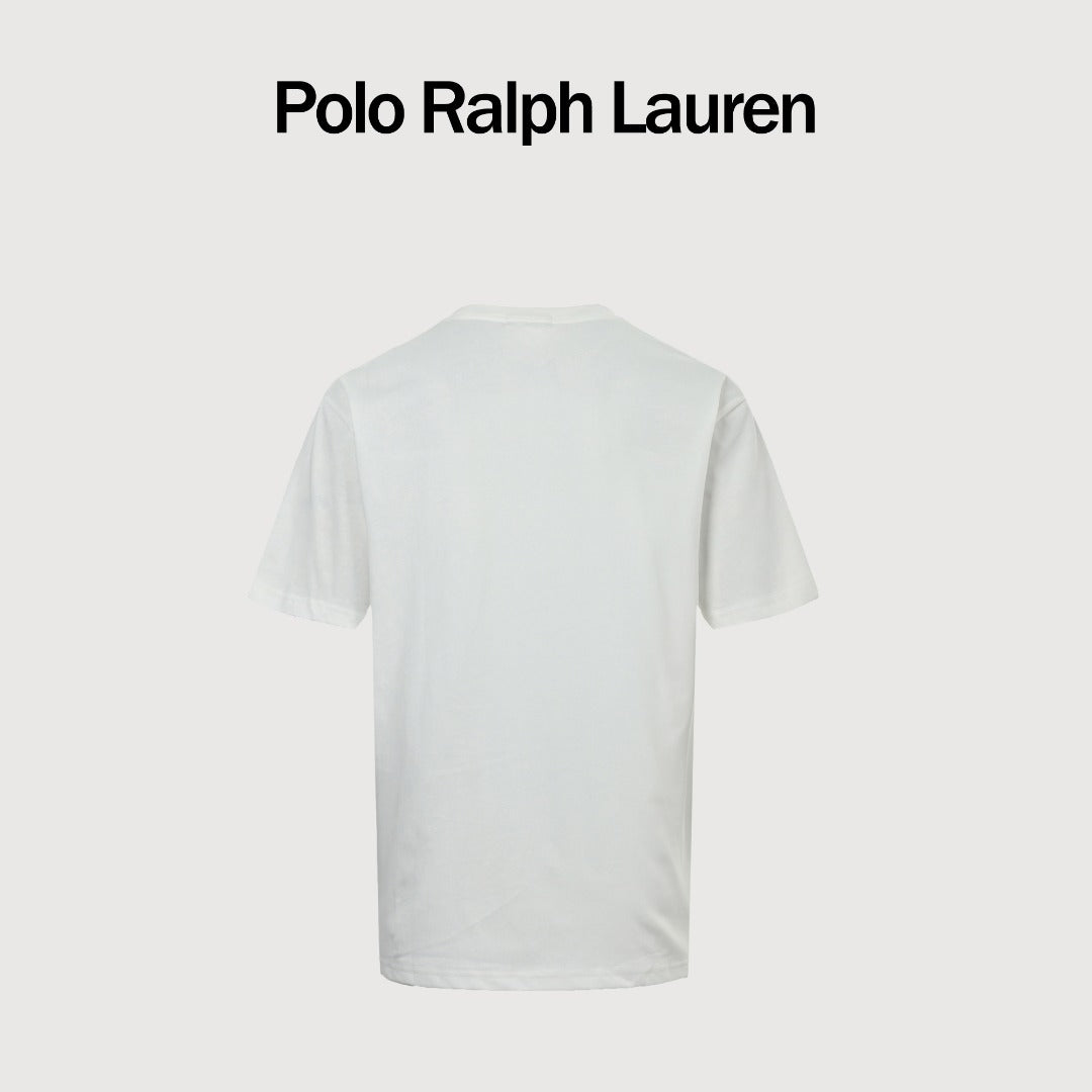 Ralph Lauren 26SS Polo Pony Classic Embroidered Short-Sleeve T-Shirt White