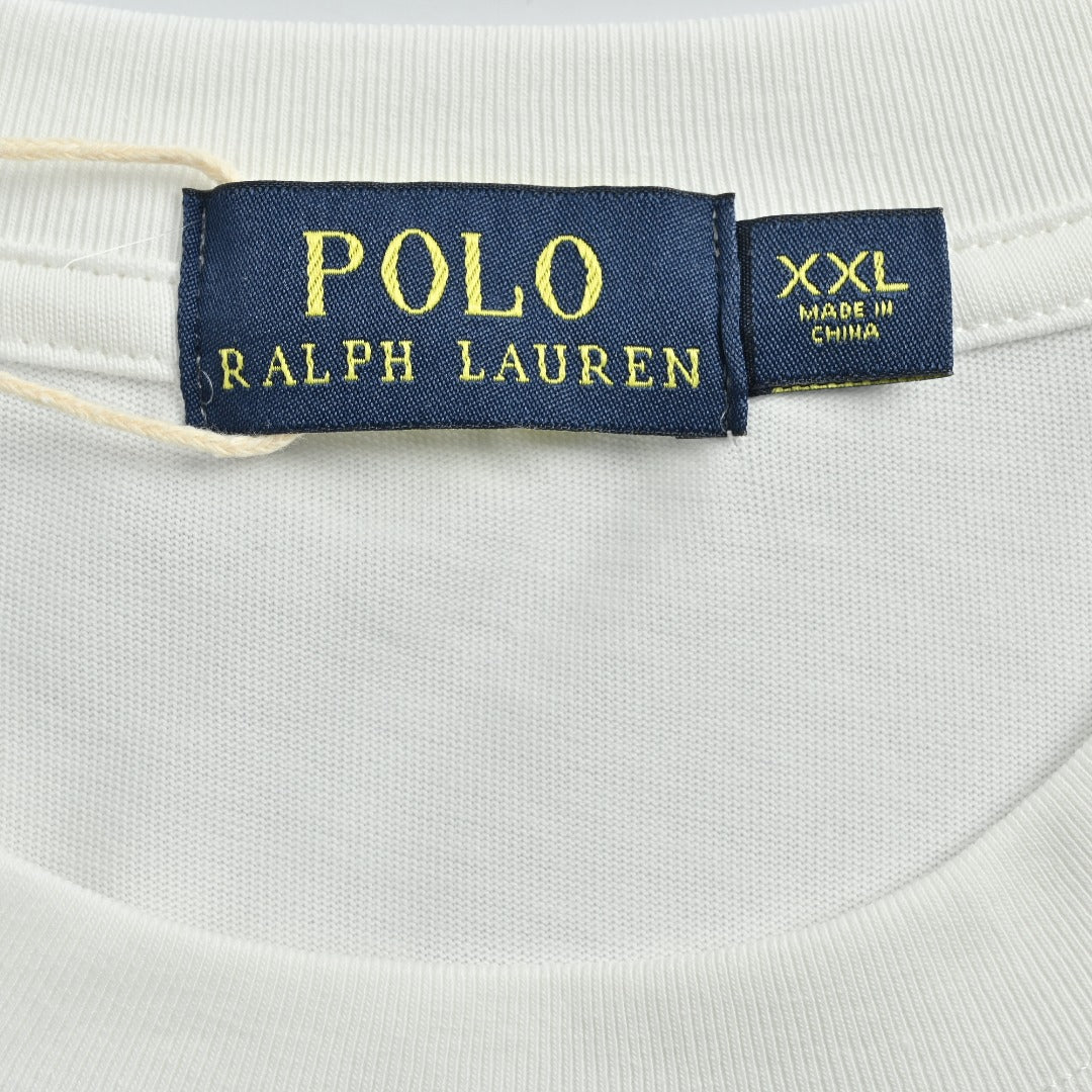 Ralph Lauren 26SS Polo Pony Classic Embroidered Short-Sleeve T-Shirt White