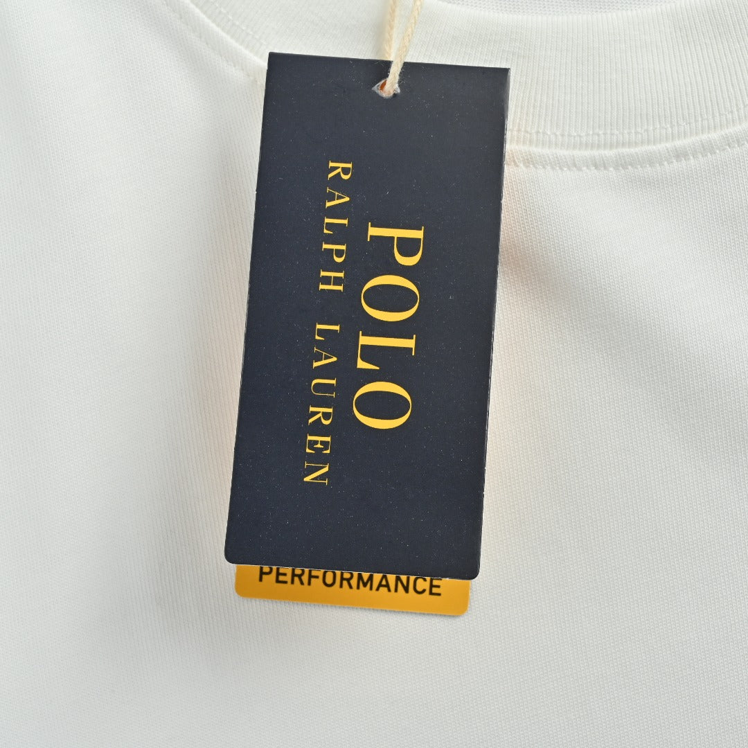 Ralph Lauren 26SS Polo Pony Classic Embroidered Short-Sleeve T-Shirt White