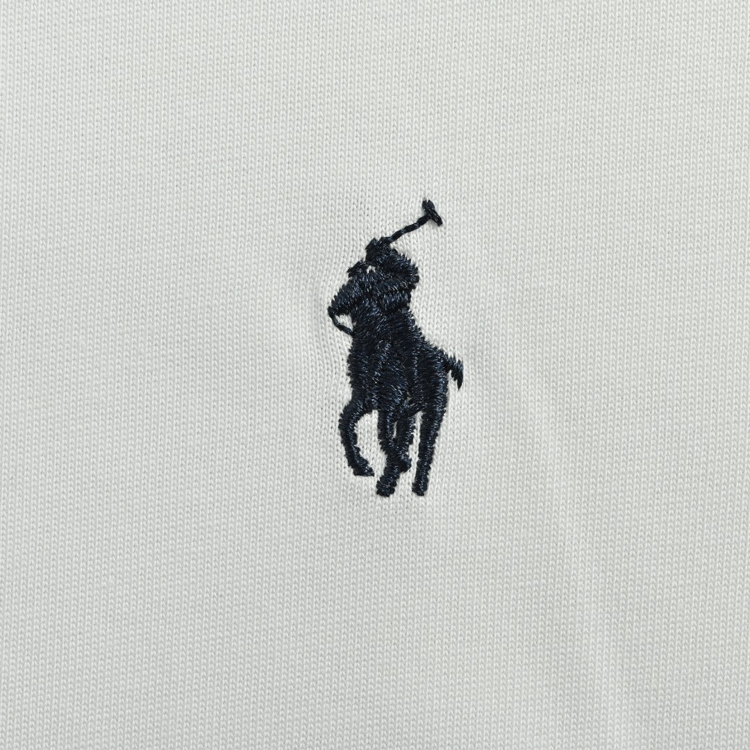 Ralph Lauren 26SS Polo Pony Classic Embroidered Short-Sleeve T-Shirt White