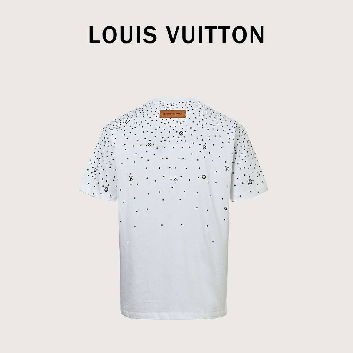 Louis Vuitton LV Starfield Gradient Monogram Allover-Print Short-Sleeve T-Shirt White