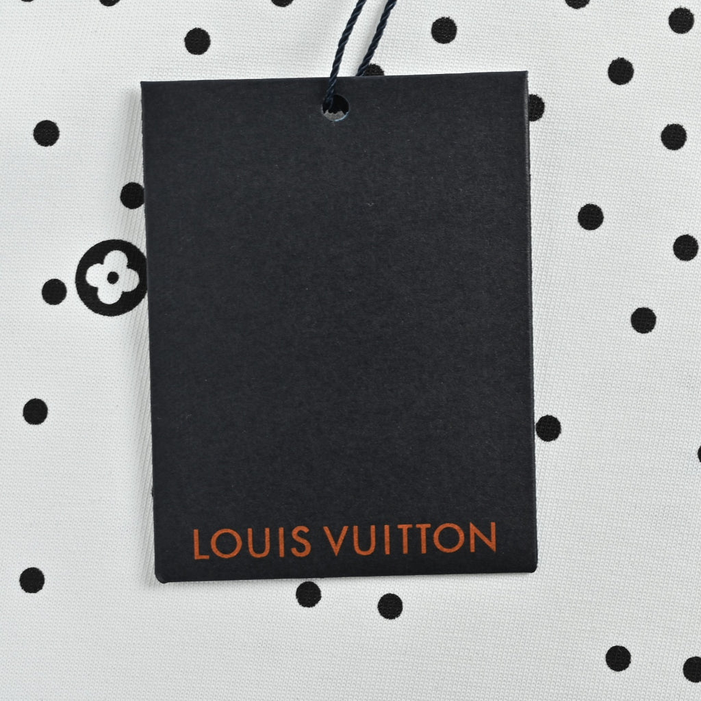 Louis Vuitton LV Starfield Gradient Monogram Allover-Print Short-Sleeve T-Shirt White