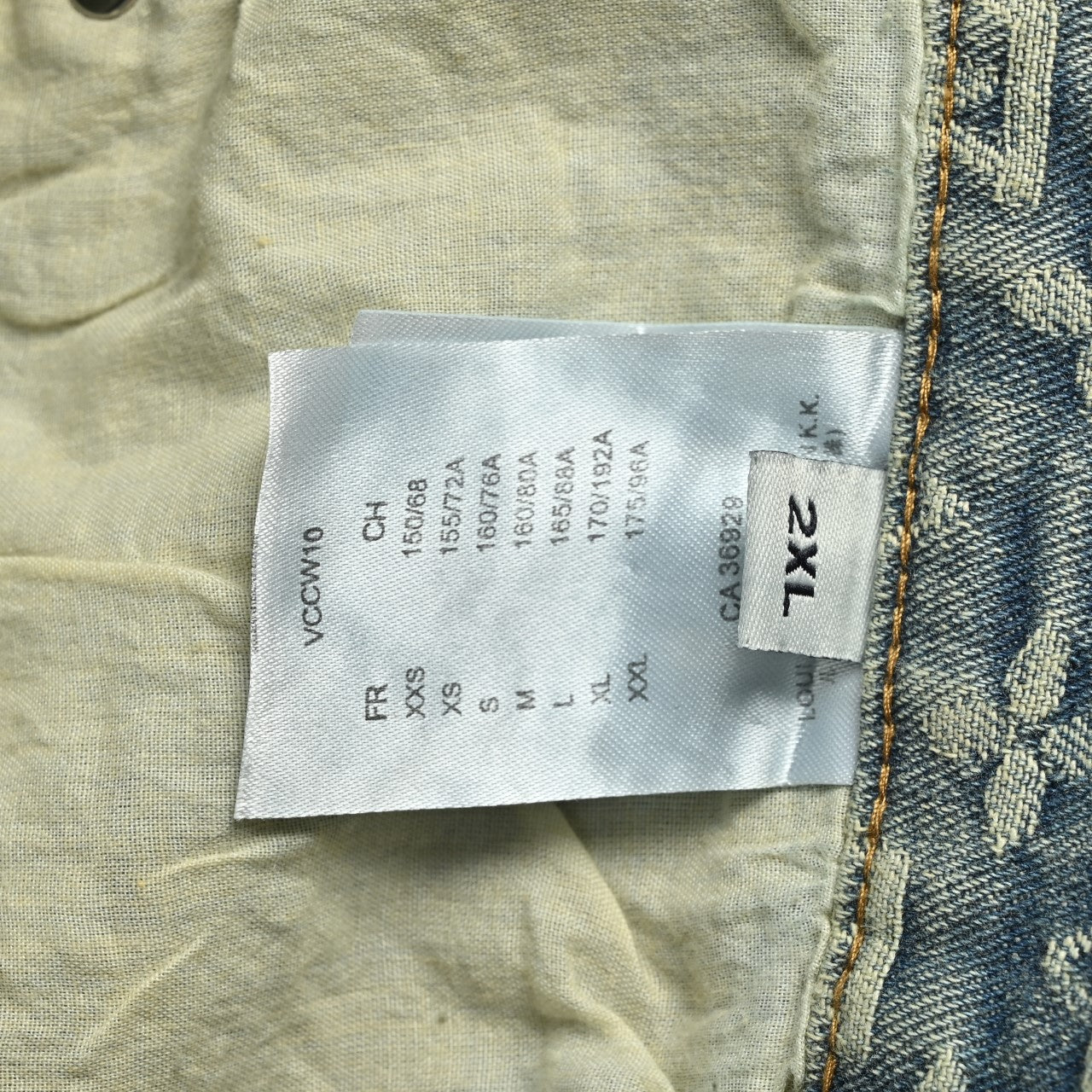Louis Vuitton LV Monogram Jacquard Straight-Leg Washed Denim Jeans Indigo