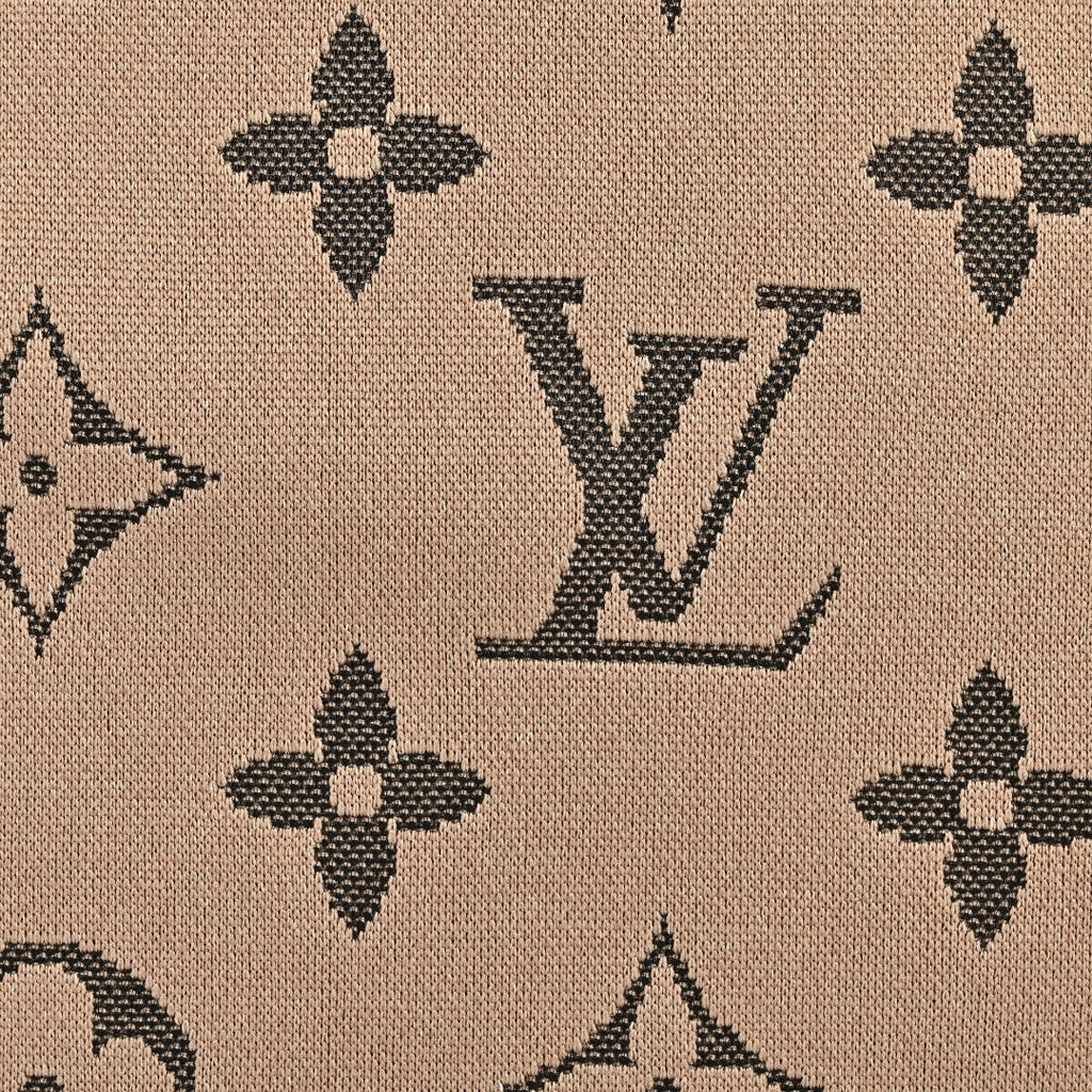 Louis Vuitton LV Classic Monogram Allover-Print Short-Sleeve Polo Shirt Camel