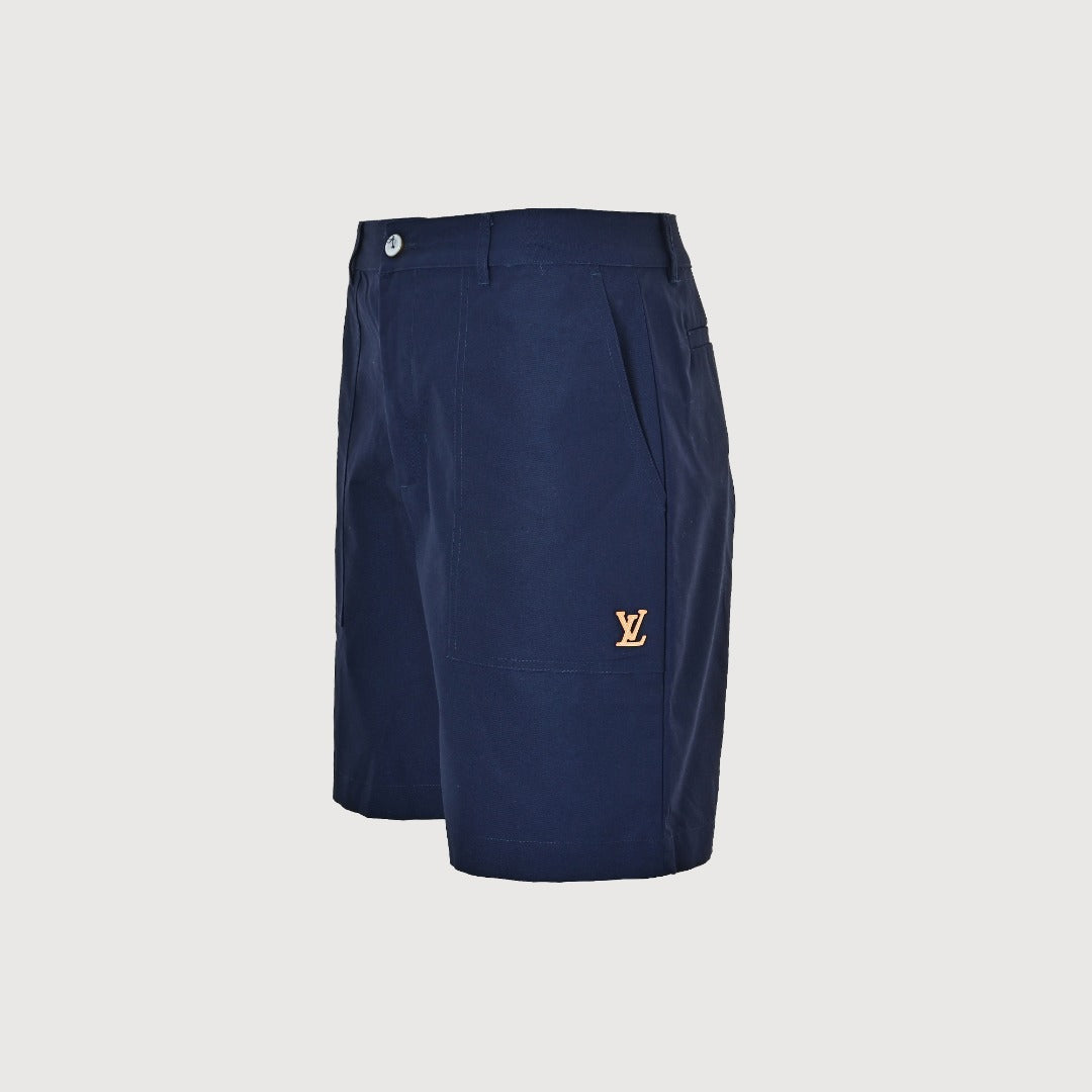Louis Vuitton LV Monogram Jacquard Indigo Denim Shorts Dark Indigo