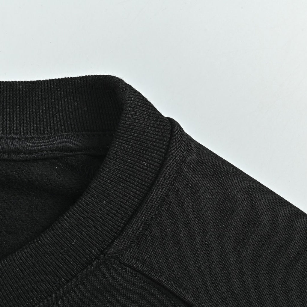 Louis Vuitton LV Classic Monogram Patchwork Pocket Crew-Neck Sweatshirt Black