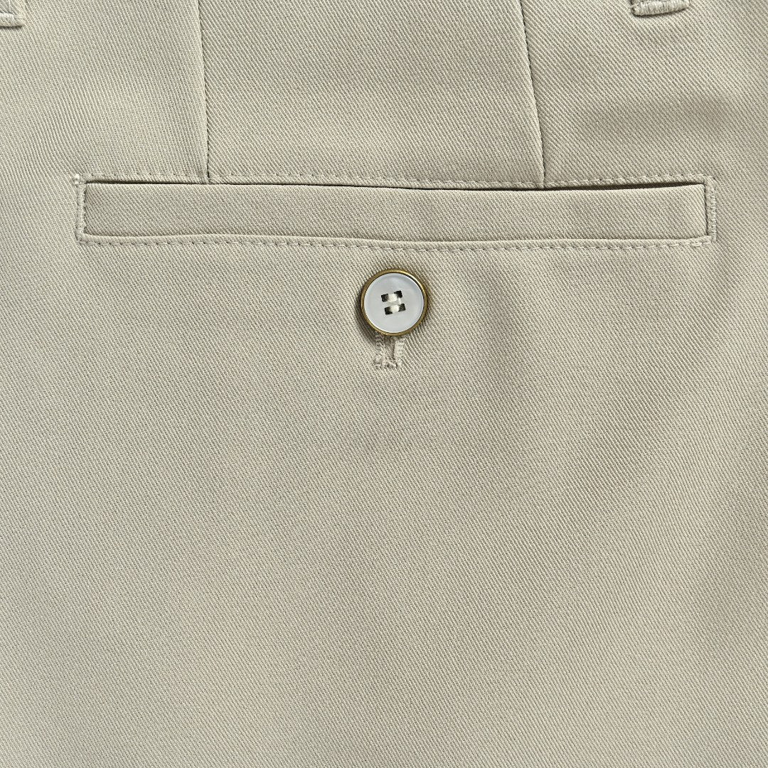 Louis Vuitton LV Belted Wide-Leg Dress Trousers Stone