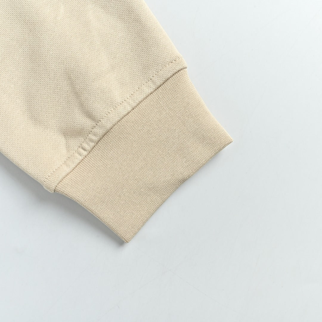Louis Vuitton 26FW LV Marque Déposée Embroidered Crew-Neck Sweatshirt Cream
