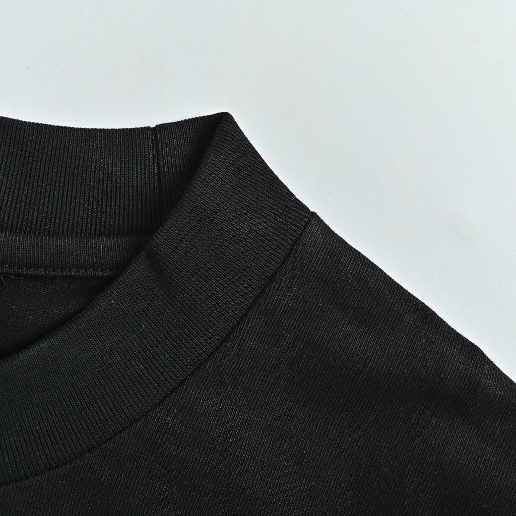 Louis Vuitton LV Star-Burst Mini Logo Embroidered Short-Sleeve T-Shirt Black
