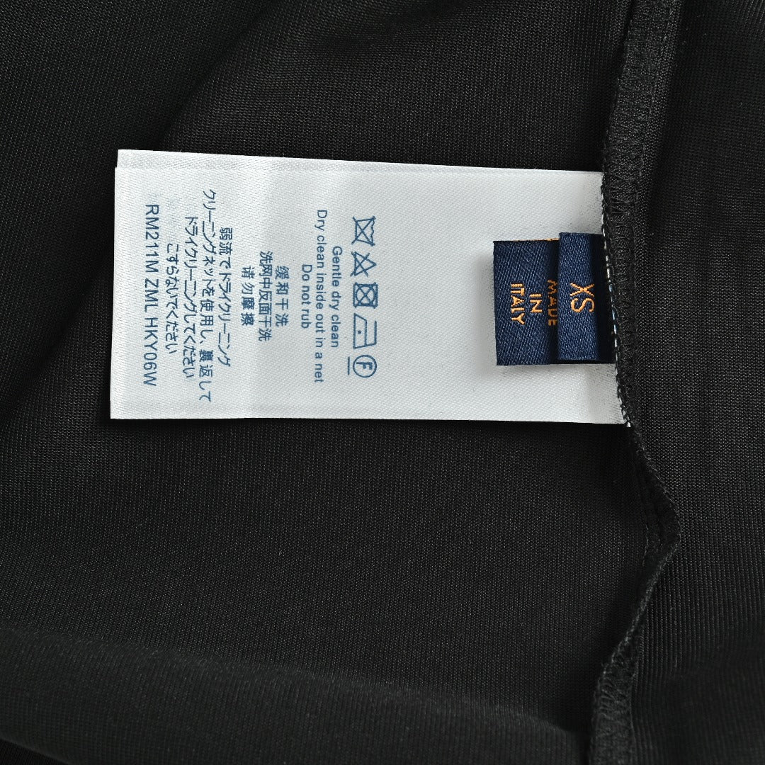 Louis Vuitton Ice Blue Crystal 3D LV Monogram Short-Sleeve T-Shirt