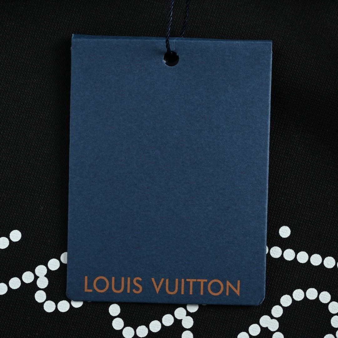 Louis Vuitton LV Beaded Script Embroidery Pullover Hoodie