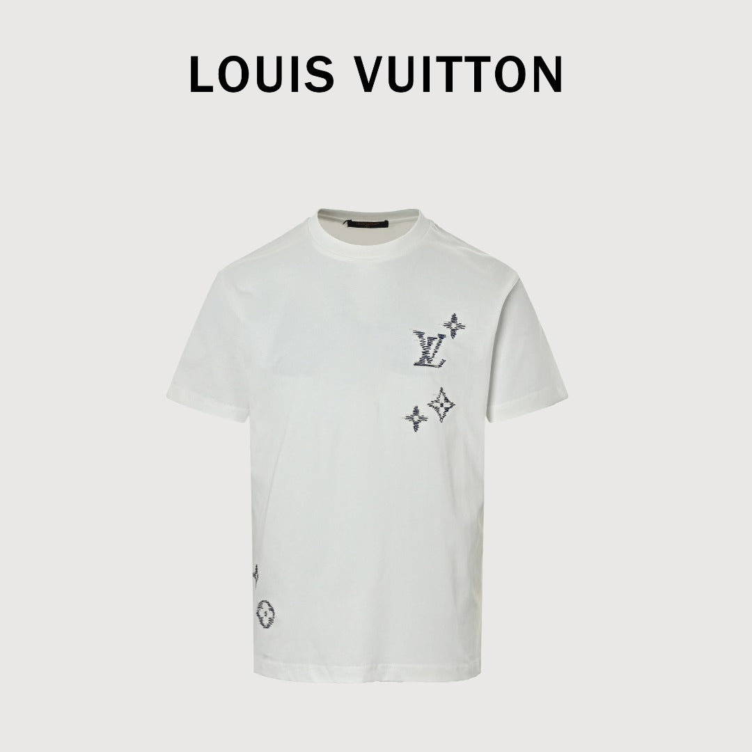 Louis Vuitton LV 26SS Ghost Monogram Print Short-Sleeve T-Shirt