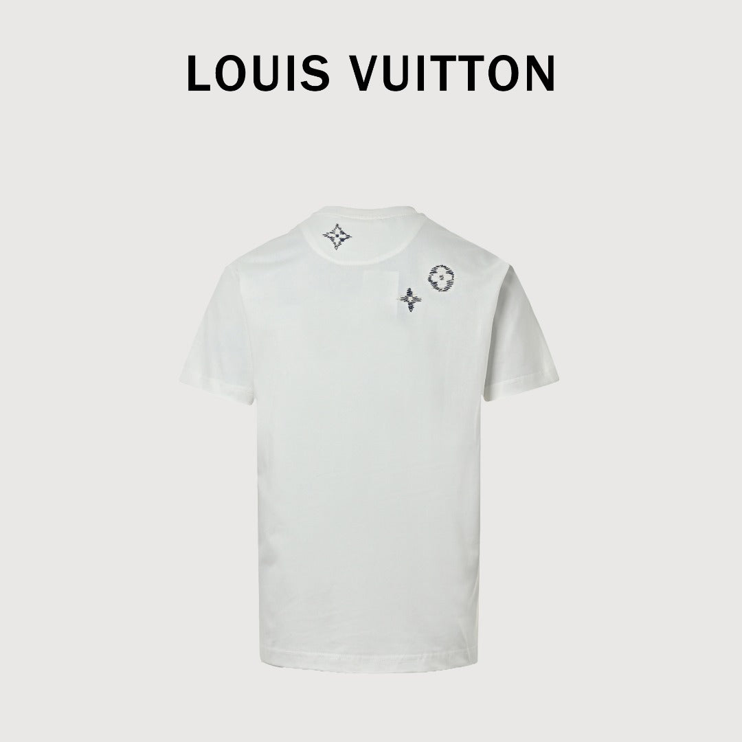 Louis Vuitton LV 26SS Ghost Monogram Print Short-Sleeve T-Shirt