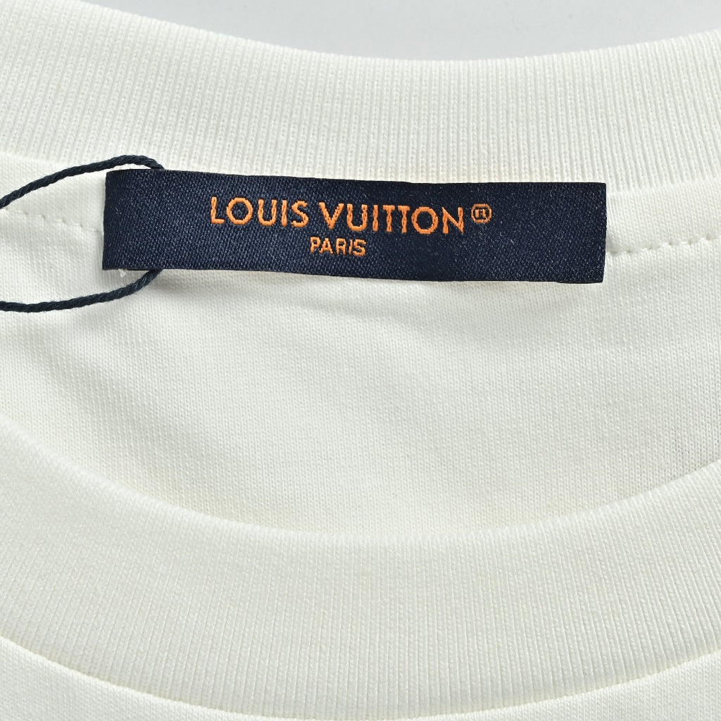 Louis Vuitton LV 26SS Ghost Monogram Print Short-Sleeve T-Shirt