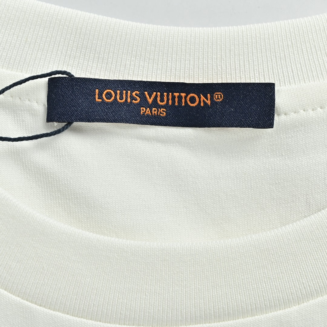 Louis Vuitton LV 26SS Ghost Monogram Print Short-Sleeve T-Shirt