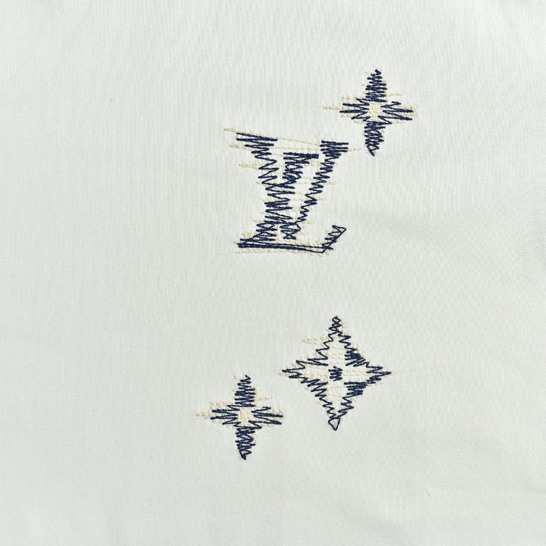 Louis Vuitton LV 26SS Ghost Monogram Print Short-Sleeve T-Shirt