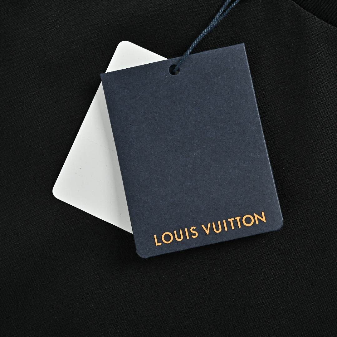 Louis Vuitton LV 26SS Ghost Monogram Print Short-Sleeve T-Shirt Black