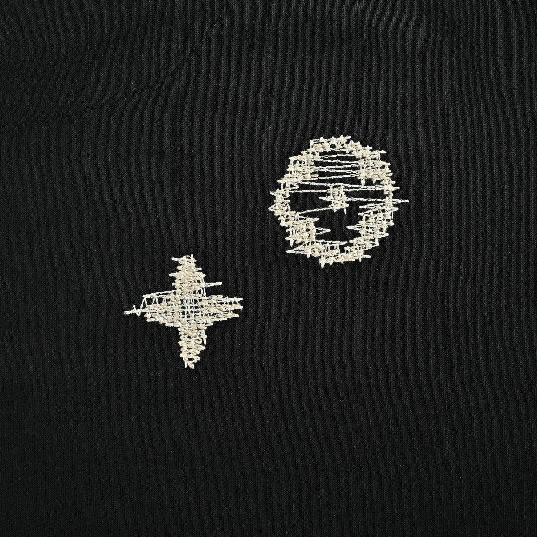 Louis Vuitton LV 26SS Ghost Monogram Print Short-Sleeve T-Shirt Black
