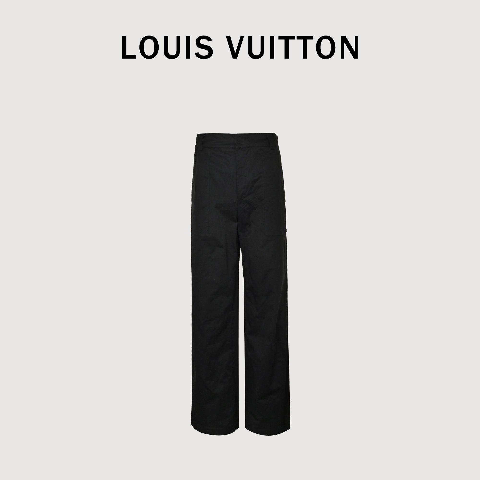 Louis Vuitton LV Embossed Texture Wide-Leg Cargo Pants