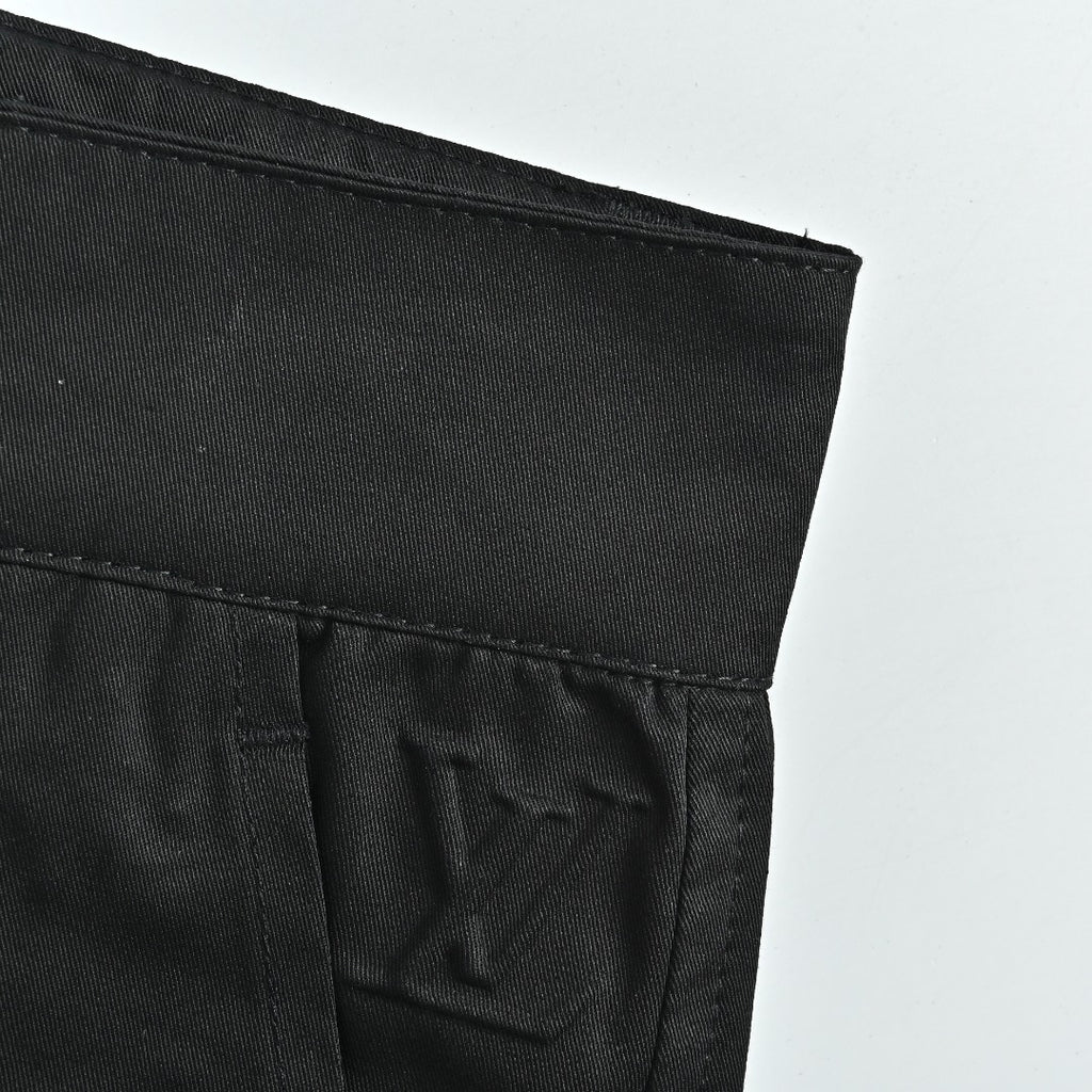 Louis Vuitton LV Embossed Texture Wide-Leg Cargo Pants