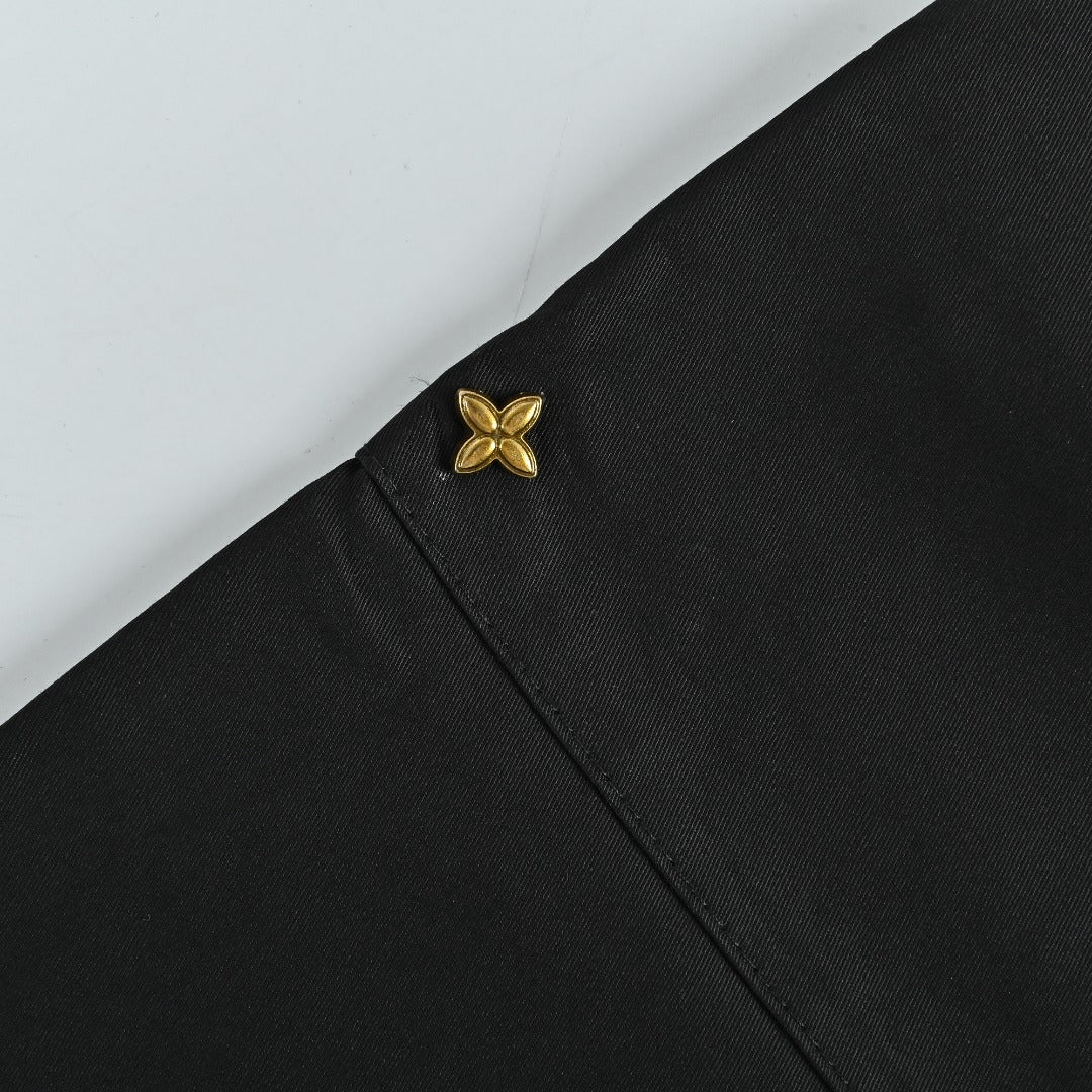 Louis Vuitton LV Embossed Texture Wide-Leg Cargo Pants