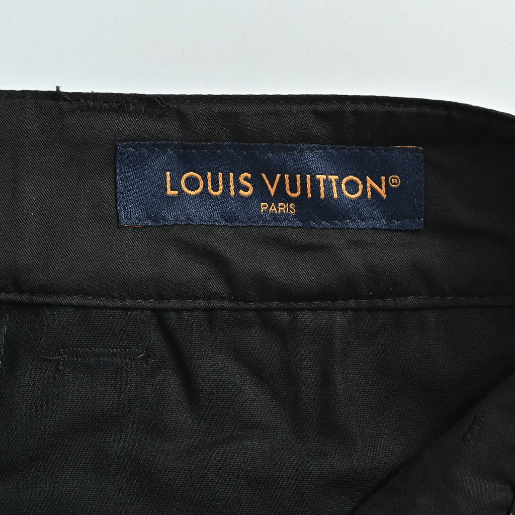 Louis Vuitton LV Embossed Texture Wide-Leg Cargo Pants