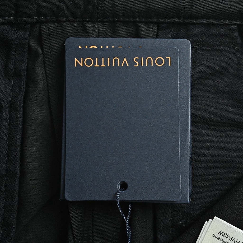 Louis Vuitton LV Embossed Texture Wide-Leg Cargo Pants
