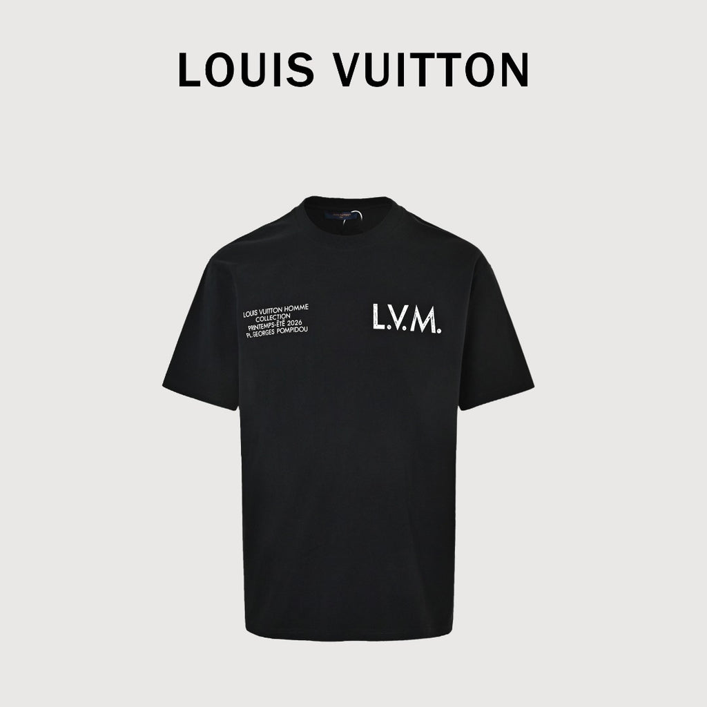 Louis Vuitton L.V.M. x Équipe Double Print Inkjet Short-Sleeve T-Shirt
