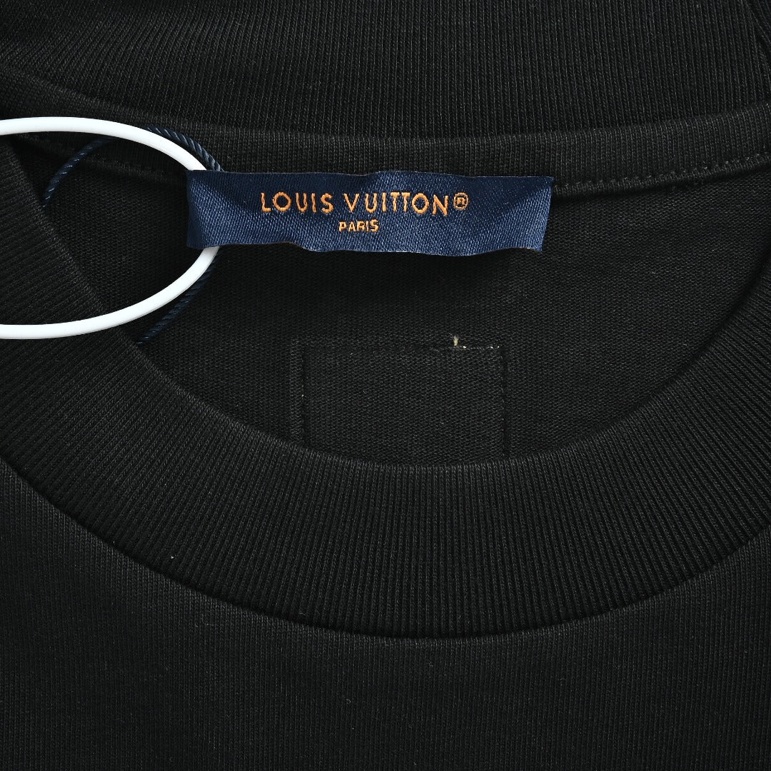 Louis Vuitton L.V.M. x Équipe Double Print Inkjet Short-Sleeve T-Shirt