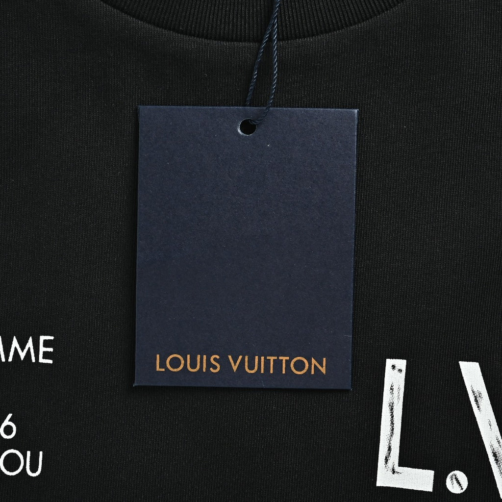 Louis Vuitton L.V.M. x Équipe Double Print Inkjet Short-Sleeve T-Shirt