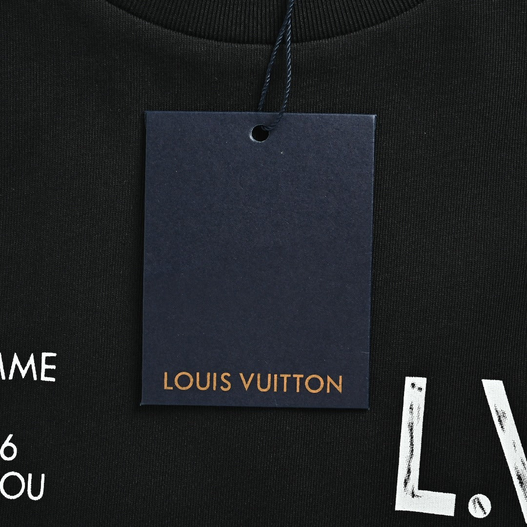 Louis Vuitton L.V.M. x Équipe Double Print Inkjet Short-Sleeve T-Shirt