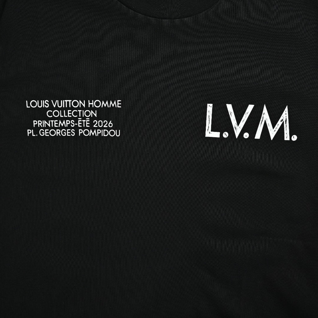 Louis Vuitton L.V.M. x Équipe Double Print Inkjet Short-Sleeve T-Shirt