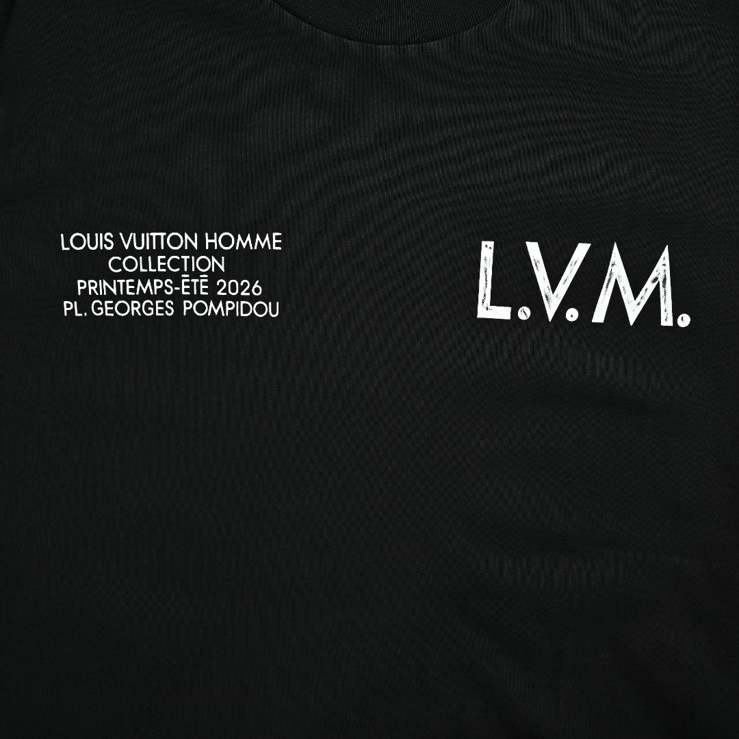 Louis Vuitton L.V.M. x Équipe Double Print Inkjet Short-Sleeve T-Shirt