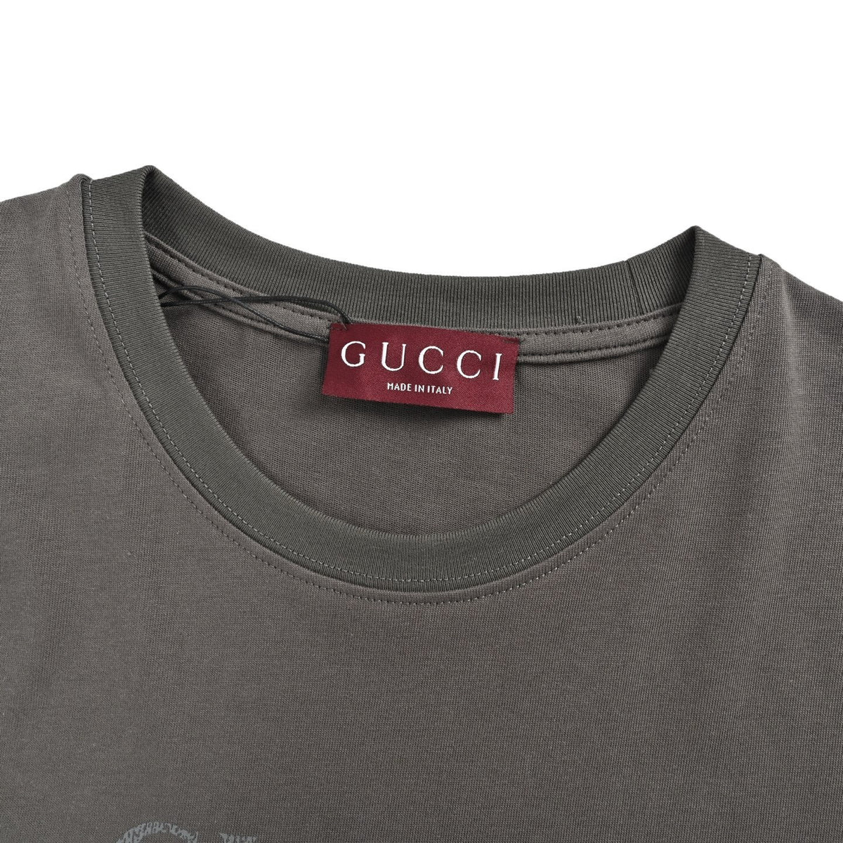 Gucci 26SS Distressed Block Logo Print Short-Sleeve T-Shirt